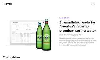 Preview of the Mountain Valley Spring Water Case Study