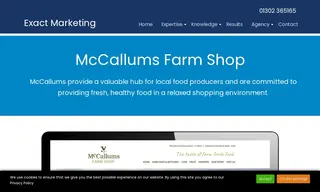 Preview of the McCallums Farm Shop Case Study