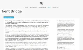 Preview of the Trent Bridge Case Study
