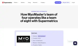 Preview of the MyoMaster Case Study
