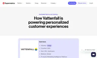 Preview of the Vattenfall Case Study