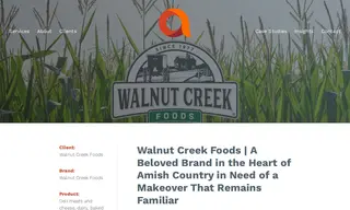 Preview of the Walnut Creek Foods Case Study