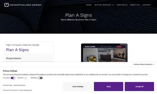 Preview of the Plan a Signs Case Study