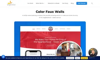 Preview of the Color Faux Walls Case Study