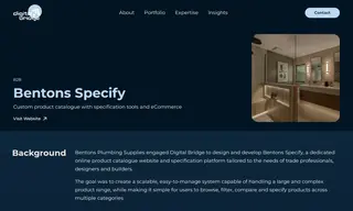 Preview of the Bentons Plumbing Supplies Case Study