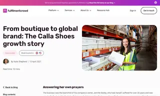 Preview of the Calla Shoes Case Study