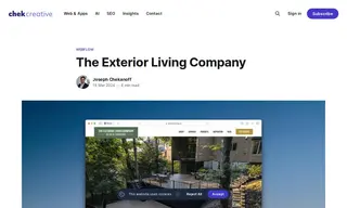 Preview of the The Exterior Living Company Case Study