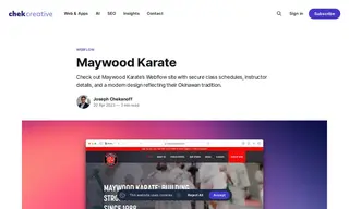 Preview of the Maywood Karate Case Study