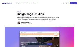 Preview of the Indigo Yoga Studios Case Study
