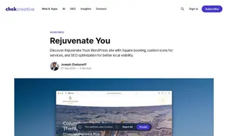 Preview of the Rejuvenate You Case Study