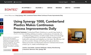 Preview of the Cumberland Plastic Solutions Case Study
