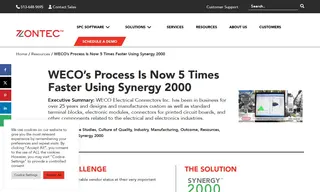 Preview of the WECO Electrical Connectors Inc Case Study