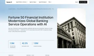 Preview of the Fortune 50 Financial Institution Case Study