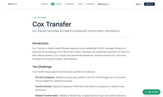 Preview of the Cox Transfer Case Study
