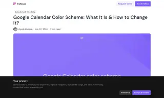 Preview of the Google Calendar Case Study