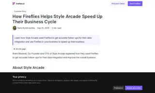 Preview of the Style Arcade Case Study