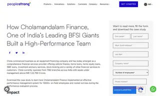 Preview of the Cholamandalam Finance Case Study