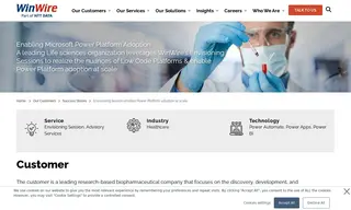 Preview of the Leading Research-based Biopharmaceutical Company Case Study
