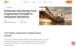 Preview of the PT. Pertamina Hulu Energi Case Study