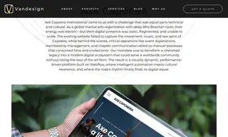 Preview of the Grupo Axé Capoeira Case Study
