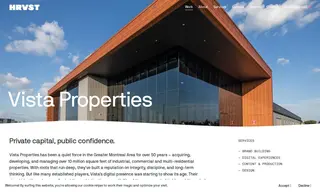 Preview of the Vista properties Case Study