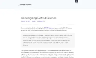 Preview of the Ramm Science Case Study