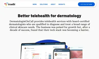 Preview of the DermatologistOnCall Case Study