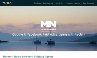 Preview of the Munro & Noble Solicitors & Estate Agents Case Study
