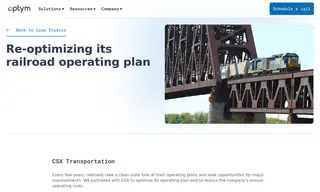 Preview of the CSX Transportation Case Study