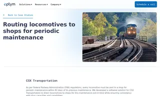 Preview of the CSX Transportation Case Study