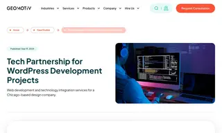 Preview of the Chicago-based Award-winning Interactive Agency Case Study
