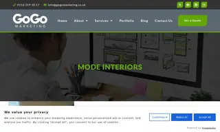 Preview of the Mode Interiors Case Study