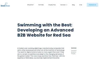 Preview of the Red Sea Case Study
