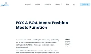 Preview of the FOX Case Study