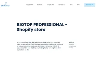 Preview of the Biotop Professional Case Study