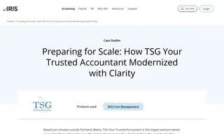 Preview of the TSG Your Trusted Accountant Case Study