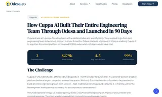 Preview of the Cuppa AI Case Study