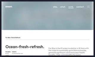 Preview of the For Blue Case Study