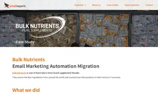 Preview of the Bulk Nutrients Case Study