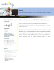 Preview of the Abaxis Case Study