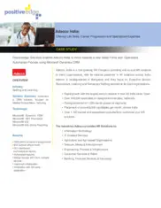 Preview of the Adecco India Case Study