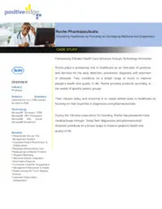 Preview of the Roche Pharmaceuticals Case Study
