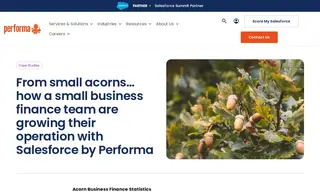 Preview of the Acorn Business Finance Case Study
