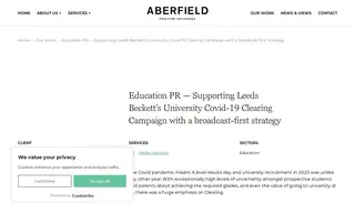 Preview of the Leeds Beckett University Case Study