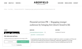 Preview of the The First Direct Case Study