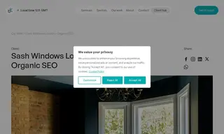 Preview of the Sash Windows London Ltd Case Study