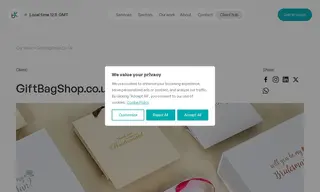 Preview of the GiftBag Shop Case Study