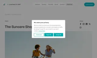 Preview of the The Suncare Shop Case Study