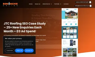Preview of the JTC Roofing Contractors Ltd Case Study