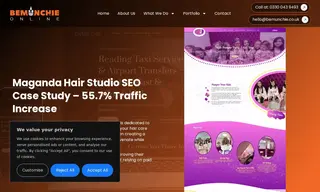 Preview of the Maganda Hair Studio Case Study